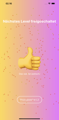 Neues Level in der Anwendung von Mathematik -Guru entsperrt. Gehen Sie zu Stufe 2