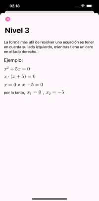 Descripción de cómo resolver la ecuación cuadrática de la tarea. Se muestra la teoría sobre cómo resolver la ecuación cuadrática