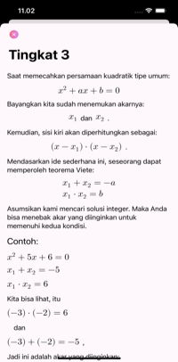 Deskripsi cara memecahkan persamaan kuadratik dari tugas. Teori tentang cara menyelesaikan persamaan kuadrat ditampilkan